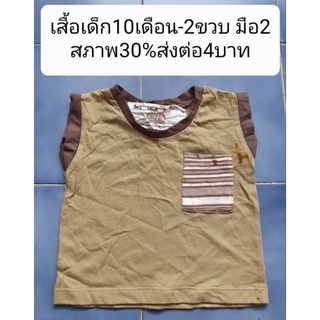 เสื้อเด็กเล็กประมาณ10เดือนถึง2ขวบ มือ2ขายถูกค่ะ