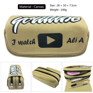 กระเป๋าดินสอ ลายการ์ตูนอนิเมะ Youtube สําหรับเด็กนักเรียน
