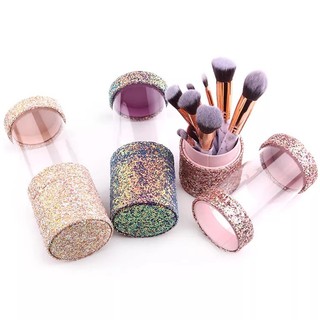 กล่องใส่แปรงแต่งหน้า Sequin PVC Makeup brush holder/ case