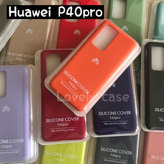 🇹🇭พร้อมส่ง เคสซิลิโคลน  Huawei P40pro  งานโลโก้