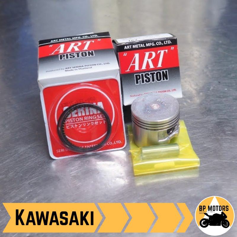 ลูกสูบชุด ART แท้ Kawasaki Kase 112, Boss, GTO 4, KR 150 อะไหล่มอเตร์ไซค์