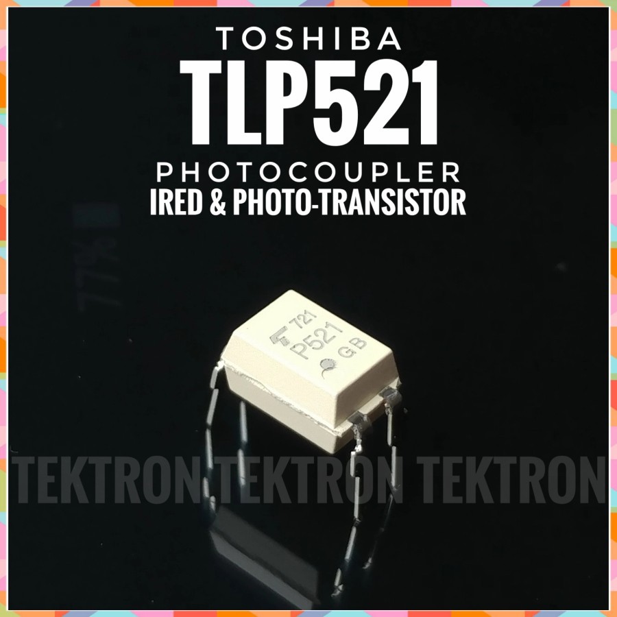 Toshiba TLP521 Photocoupler P521Optocoupler opto IRed ทรานซิสเตอร์ภาพถ่าย