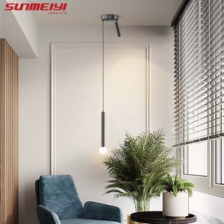 Sunmeiyi ไฟสปอตไลท์ LED สไตล์นอร์ดิกโมเดิร์น สําหรับติดตกแต่งผนังห้องนอน ห้องนั่งเล่น