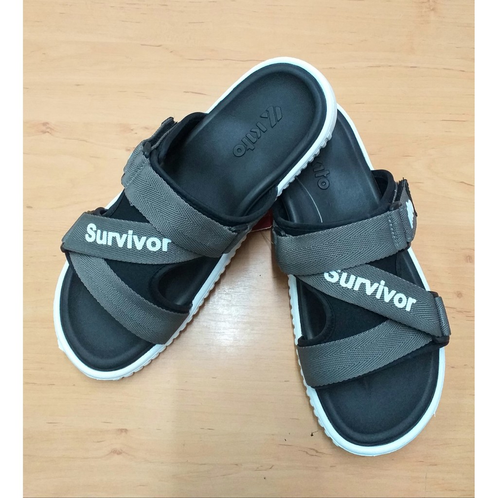 กีโต้ Kito Survivor แบบแตะสวม ชาย/หญิง สีดำ สีแดง สีกรม