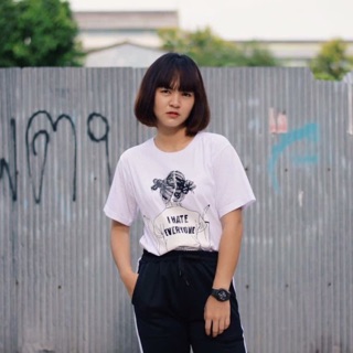 เสื้อยืด I HATE EVEYONE 😊