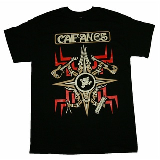 เสื้อยืดลําลอง แขนสั้น พิมพ์ลาย Caifanejaguares Guitarras Rock En Espanol เหมาะกับของขวัญ สําหรับผู้ชายS-5XL