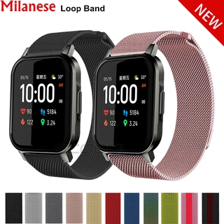 Milanese สายนาฬิกาข้อมือสเตนเลส สําหรับ Xiaomi Haylou Smart Watch 2 LS02 RS4 RS4 Plus Smart Watch strap