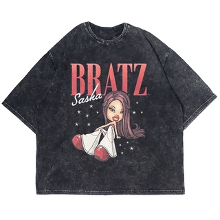 เสื้อยืดแขนสั้น พิมพ์ลาย BRATZ SASHA ขนาดใหญ่ สําหรับผู้ชาย