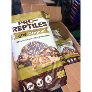 อาหารเต่าบก Pro-Reptiles สูตร original ขนาดแพ็ค 1 kg. (แพกเกจจากโรงงาน)