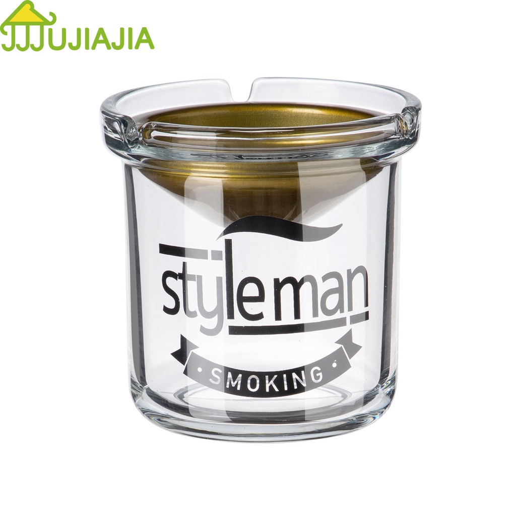 JUJIAJIA Windproof Funnel Fission ที่เขี่ยบุหรี่ดีไซน์สวยหรูทนความร้อน  ถังขยะ