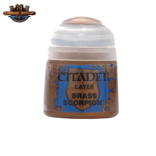 [BSAพร้อมส่ง] Citadel : LAYER: BRASS SCORPION (12ML) สีอะคริ…