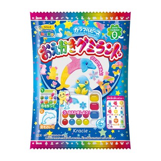 Kracie Colorful Peace Ogaki Gummy Land(27g) ขนมทำเอง เยลลี่ ขนมของเล่นสร้างจินตนาการ (ซองฟ้า)