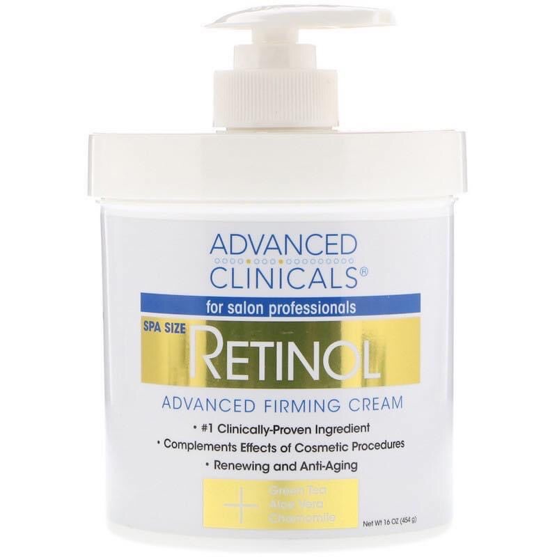 ADVANCED CLINICALS , Retinol Advanced Firming Cream 16oz.