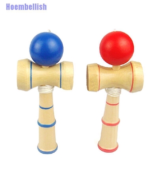 Hoe&gt; Kendama ลูกบอลไม้ ของเล่นสําหรับเด็ก