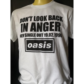 เสื้อวงนำเข้า Dont Look Back In Anger Oasis Blur Suede Radiohead Sonic Youth Alternative Rock Vintage Gildan T-Shirt