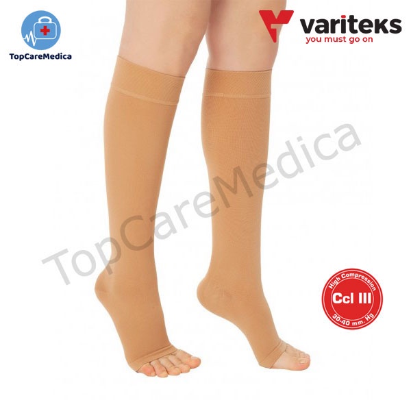 [902] Variteks รองเท้าส้นสูง เปิดนิ้วเท้า (ถุงน่องเส้นเลือดขอด CCL3)