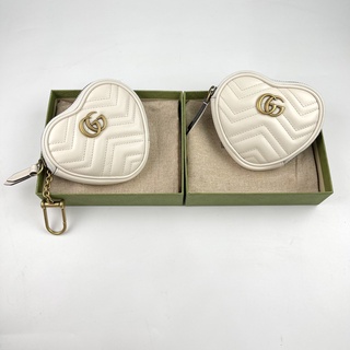 *สอบถามstockก่อนกดสั่ง* Gucci Marmont Heart Coin Purse กระเป๋า ห้อยกระเป๋าได้ กุชชี่ หัวใจ ใส่เงินได้ ของแท้ แบรนด์เนม