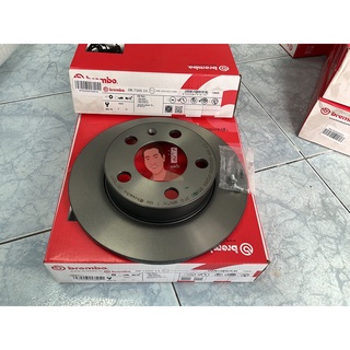 08 7165 11 จานเบรค ล้อ R (ยี่ห้อ BREMBO) รุ่น UV AUDI A3, TT ปี1996-2003