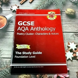 แบบฝึกหัด GCSE AQA Anthology Poetry Cluster: Character &amp; Voices มือสอง