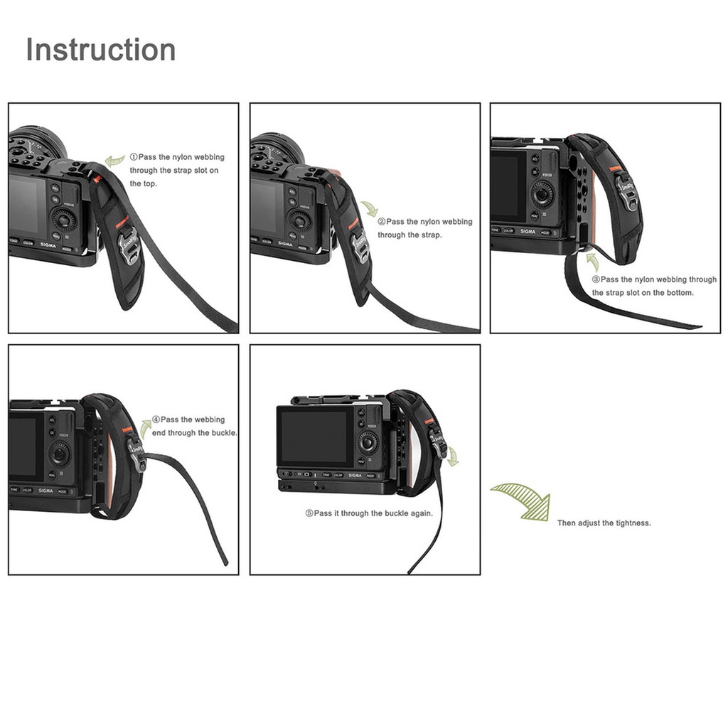 📌ส่งจากไทย📦 Hand Strap SmallRig 2456 สายคล้องมือ ปรับขนาดได้ สำหรับยึด Cage