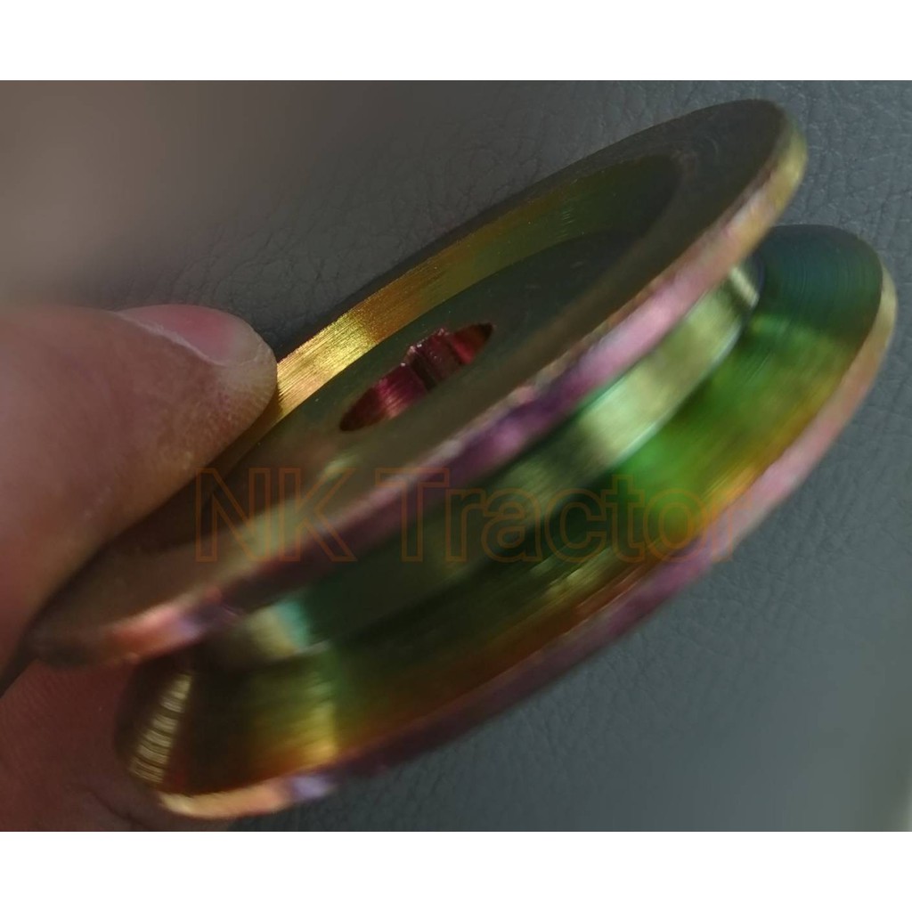 ยันม่าร์ TF / TH ลูกรอกสายพานพัดลม ลูกบน (Yanmar) (ลูกรอกสายพานพัดลมหม้อน้ำ มู่เล่ย์สายพานพัดลมหม้อน