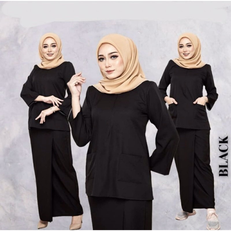 BAJU KURUNG KEDAH MODERN (กระเป๋าพร้อม)