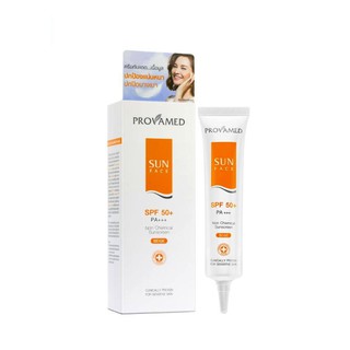 PROVAMED Sun Face SPF50+PA+++ White 10ml. โปรวาเมด ซัน เฟส เอสพีเอฟ 50 สีขาว