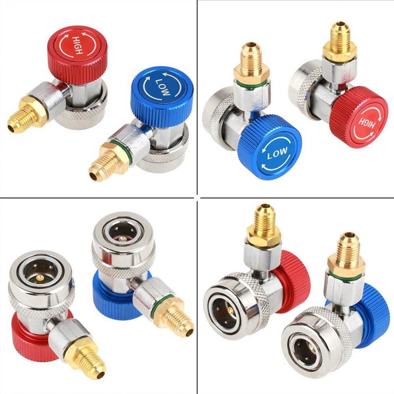 【Ready】R134 A/C Low/High Quick Connector Air Conditioning Coupler