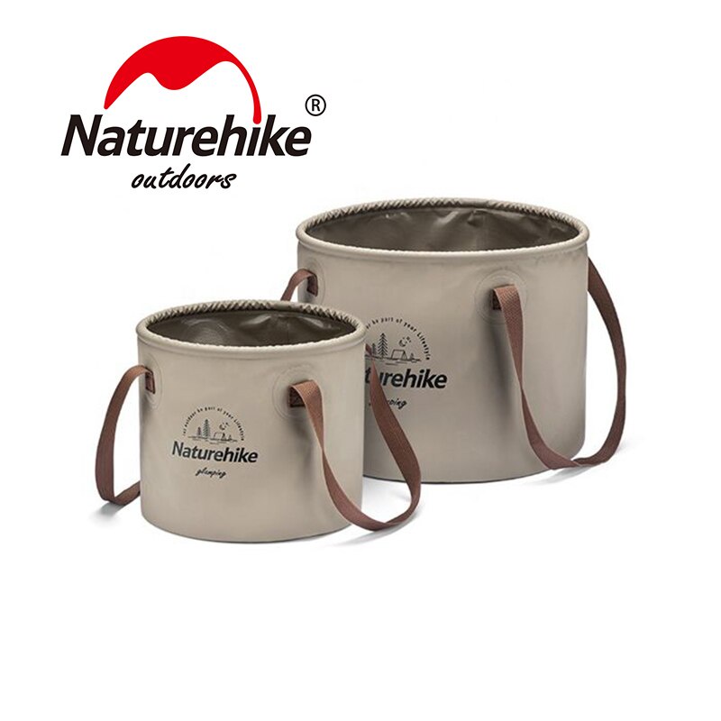 Naturehike Waterproof Foldable Basin Portable Travel Folding Bucket Large Capacity Outdoor Round Buckets NH20SJ040