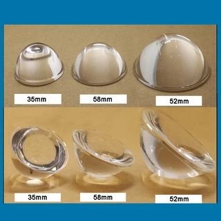 เลนส์กระจกออปติคอล 28 มม. - 100 มม. สําหรับไฟ Led 1 ชิ้น