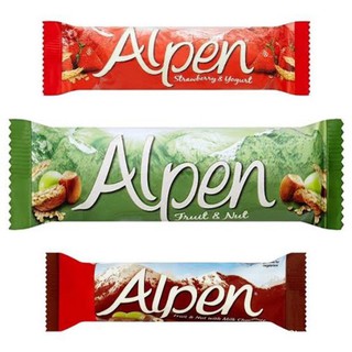 บาร์ธัญพืช ขนมธัญพืช คุณประโยชน์เต็มๆ Alpen🍇🍒🍓 ผลิตในอังกฤษ