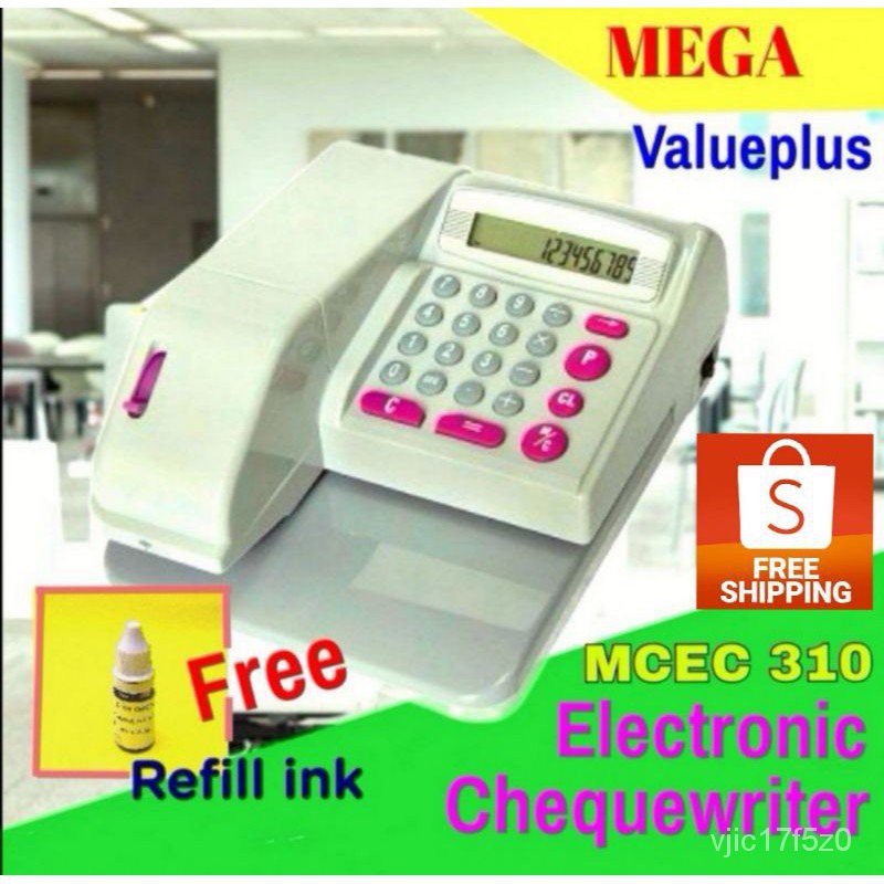 MCEC 310 CHECKWRITER MACHINE / CHEQUE PRINTER / CHEQUE WRITER MACHINE