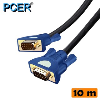 [ลด15% โค้ดPROJ556] PCER VGA PCV-920-10 High Quality Cable 3+4 Core 15pin 10 m