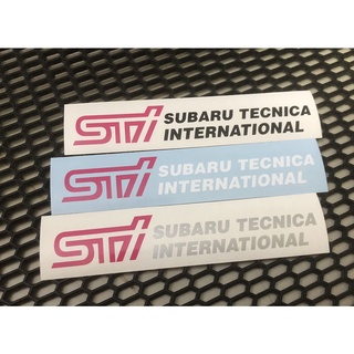 สติกเกอร์ SUBARU สติกเกอร์ไดคัท สติกเกอร์Oracal  สติกเกอร์แต่งรถ สติกเกอร์STI SUBARU