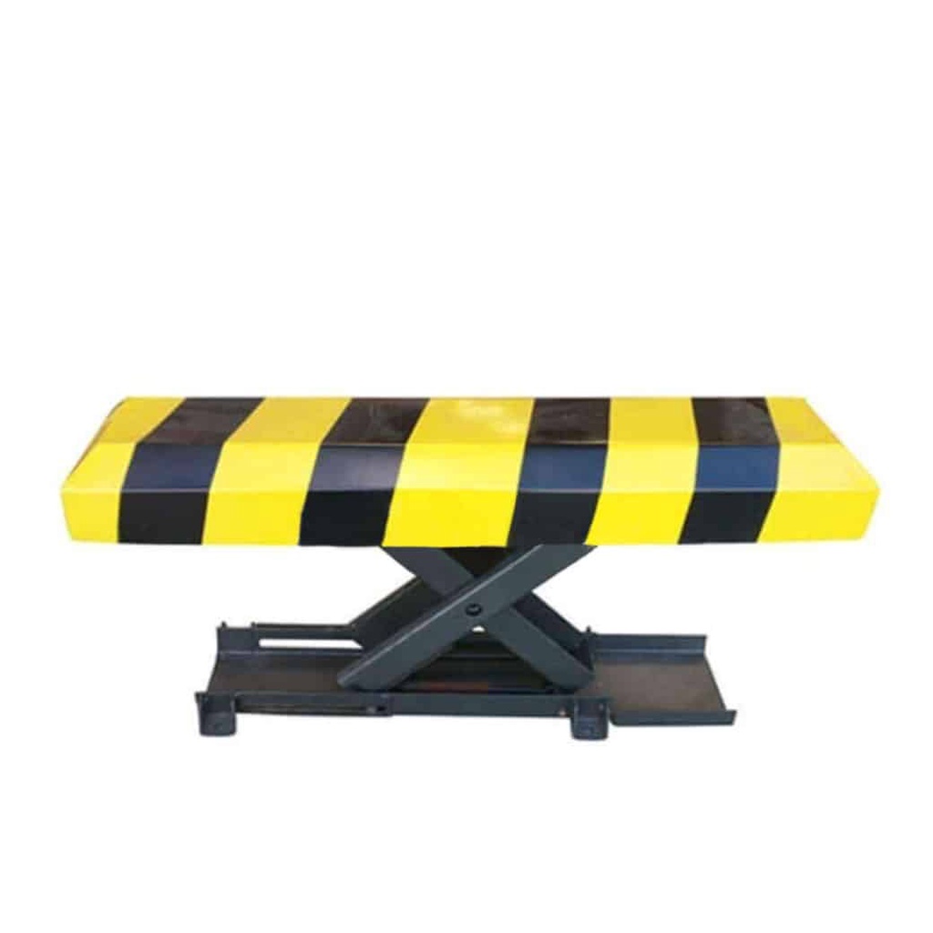 ที่กั้นที่จอดรถอัตโนมัติ พร้อมกุญแจรีโมท ขนาด 640x160x300 mm (AUTO Parking Lock)