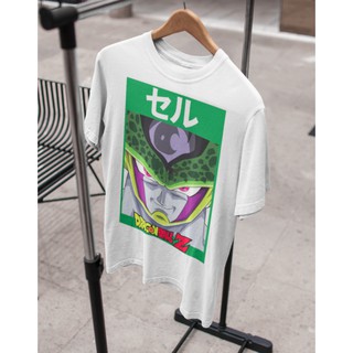 คอตต้อนคอกลมเสื้อยืด Unisex รุ่น เซลล์ Cell Edition ดราก้อนบอลแซด Dragon Ball Z สวยใส่สบายแบรนด์ Khepri 100%cotton combS