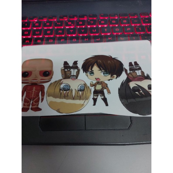 TITAN ATTACK CARTOON EDIBLE IMAGE TINGGI 8CM