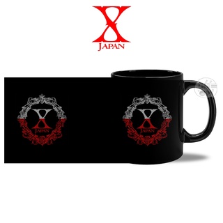 แก้ว กาแฟ วง X Japan สกรีนรูปรอบแก้ว ภาพคมชัดสวยงาม ของใหม่ มือหนึ่ง ใช้เป็น ของขวัญ ปีใหม่ / X08