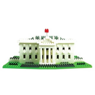 แท้ 100% จากญี่ปุ่น Nano Block Kawada นาโน บล็อค ทำเนียบขาว NB-003 The White House United States