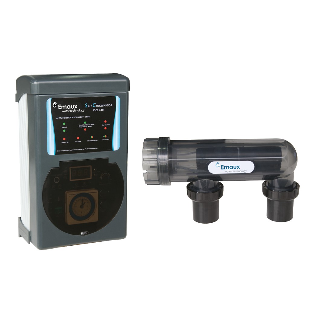 SSC50-E เครื่องเกลือสระว่ายน้ำ Emaux Salt Water Chlorine System