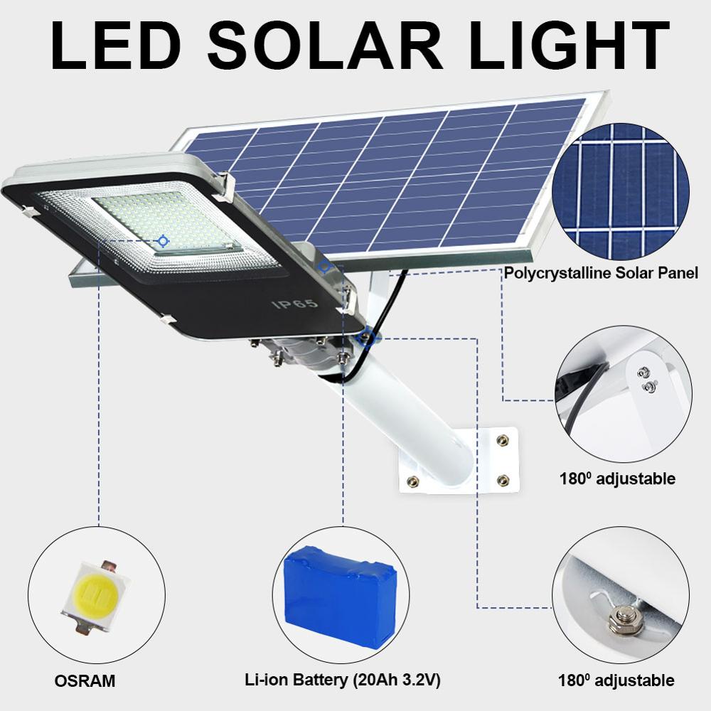 2022new ♂ING 400W solar led street lamp Solar garden light led street ...