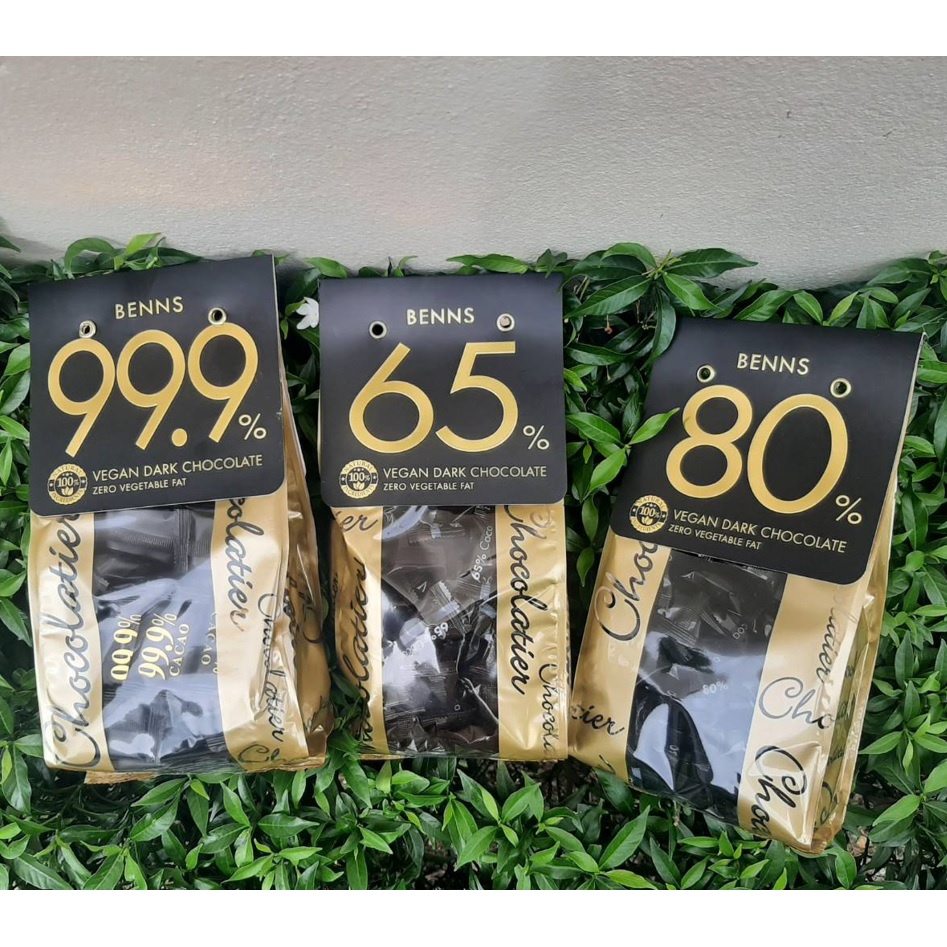 Benns Vegan Drak Chocolate ดาร์กช็อคโกแลต (ธรรมชาติ 100%)