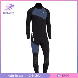 1.5mm Neopren Men Diving Wet Suit UV-Protect Adult Surfing Jumpsuit Blue S