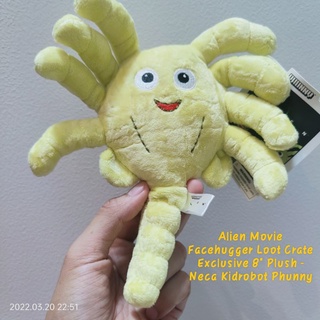 ตุ๊กตา เอเลี่ยน Facehugger ขนาด 8" Plush Toy Alien Kidrobot Phunny Loot Crate ลิขสิทธิ์แท้ ราคาในเนทสูง หายาก ใหม่ในถัง