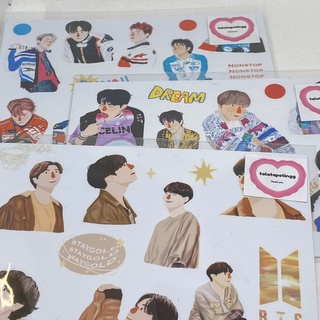 Sticker สติกเกอร์ BTS NCT [TALATAPETING]