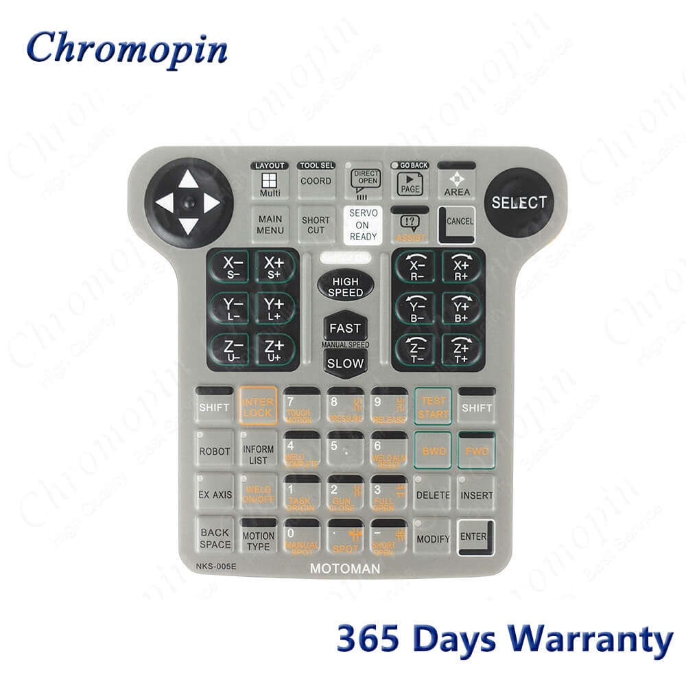 NKS-005E ฟิล์มเมมเบรนสําหรับ Yaskawa MOTOMAN NX100 หุ่นยนต์สอนจี้เมมเบรน Overlay ฟอยล์