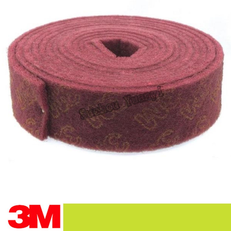 SCOTCH BRITE 3ม 7447 แผ่นปัดฝุ่นอุตสาหกรรมสก๊อตไบร์ทสีแดง