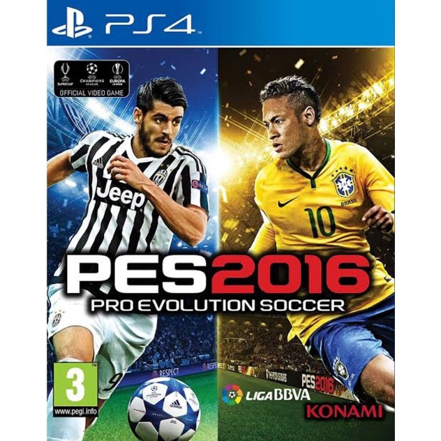 Pro evolution soccer 2016 [กล่องปกติ/กล่องเหล็ก] ps4 (มือสอง)