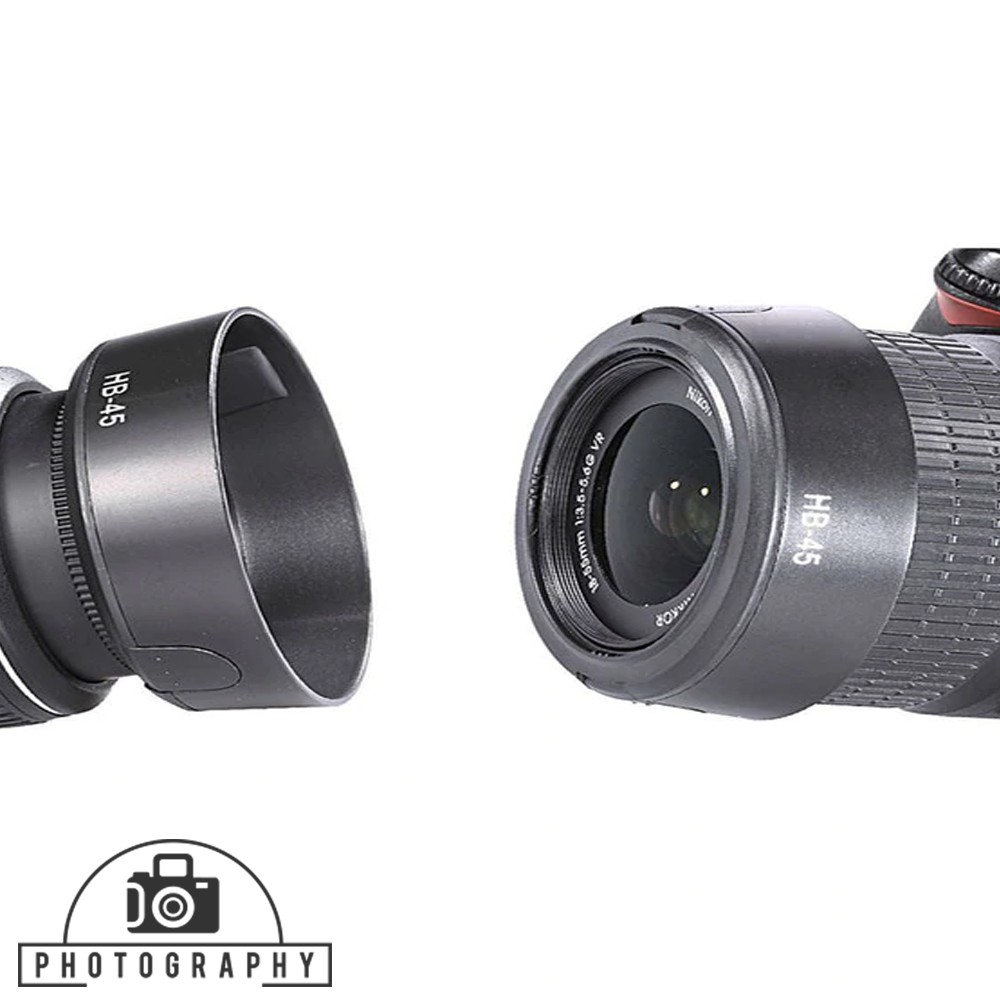 LENS HOOD HB-45 For Nikon AF-S DX 18-55mm f/3.5-5.6G #2
