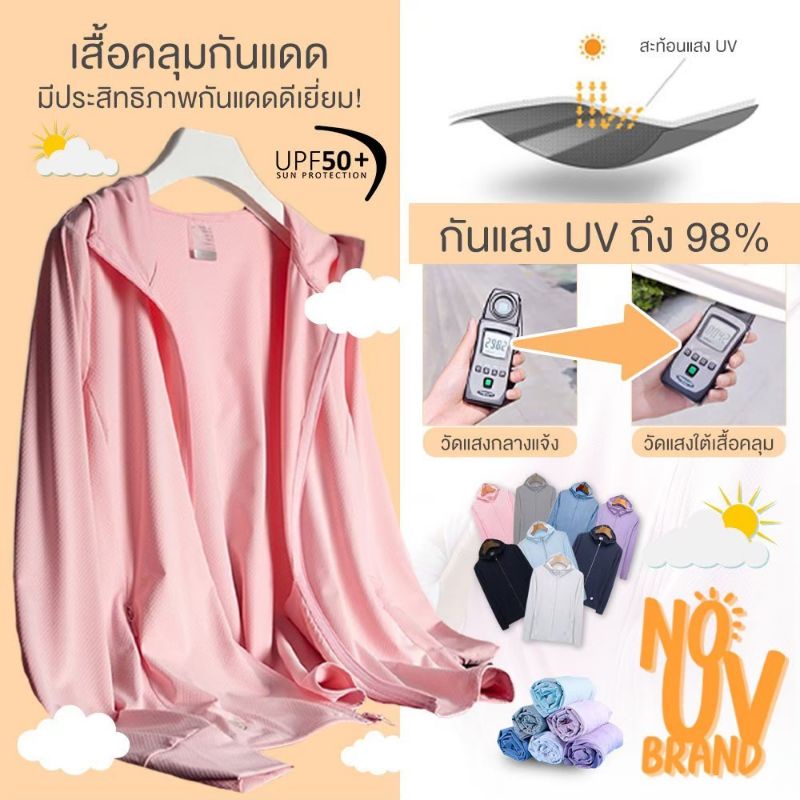 เสื้อคลุมกันแดดและกันUV